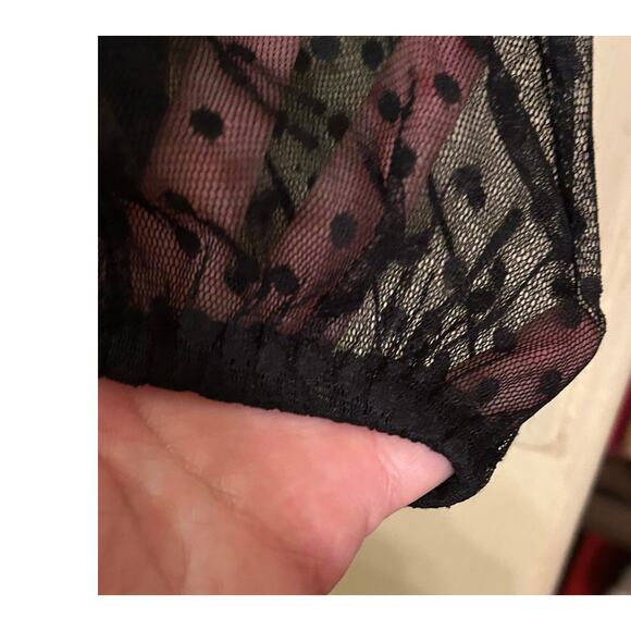 Anthropologie Maeve Samara Mesh Floral Embroidery Dress Size L - Picture 6 of 6